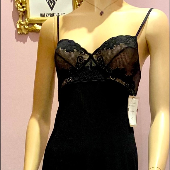 NEW! Sm - Sasha Long Ital Nightgown in Sheer Tulle - Picture 2 of 9